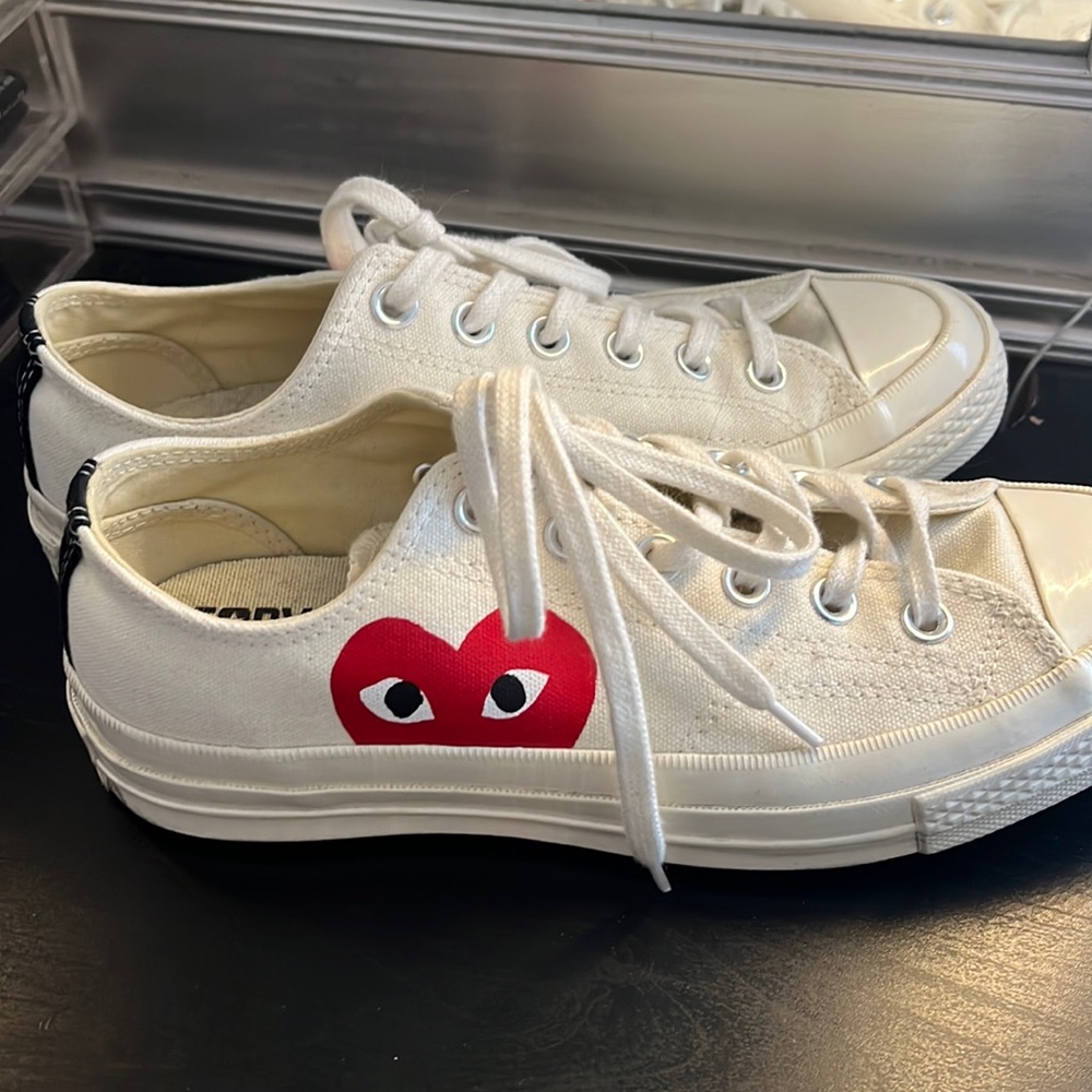 Comme Des Garçons Play Converse Chuck TaylorÂ® Hidden Heart Low Top Sneaker
